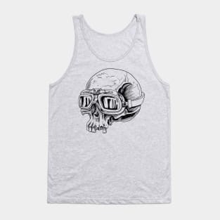 Rider Skull Ink Tank Top